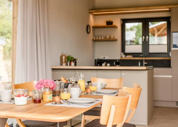 Birkenhof - Ferienhof, Landcafe Und Roesterei 施马伦贝格