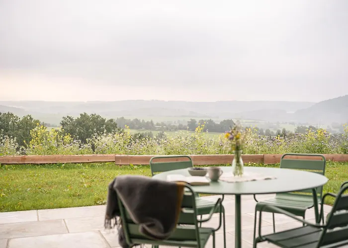 公寓 Birkenhof - Ferienhof, Landcafe Und Roesterei *