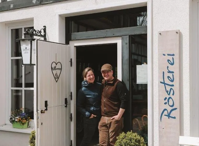 公寓 Birkenhof - Ferienhof, Landcafe Und Roesterei *