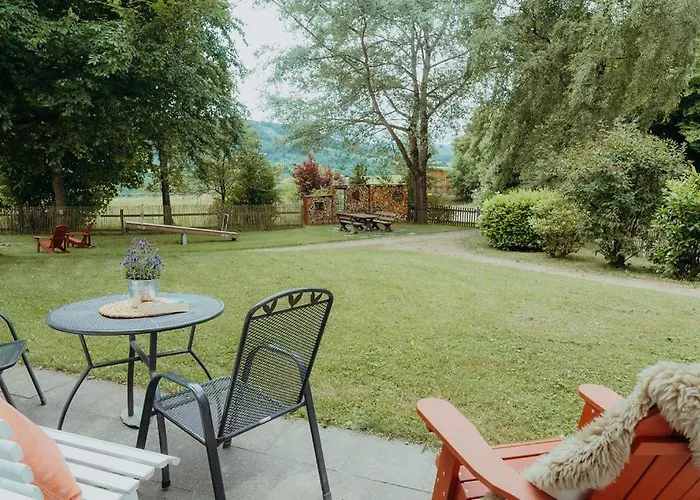 Birkenhof - Ferienhof, Landcafe Und Roesterei 公寓 施马伦贝格